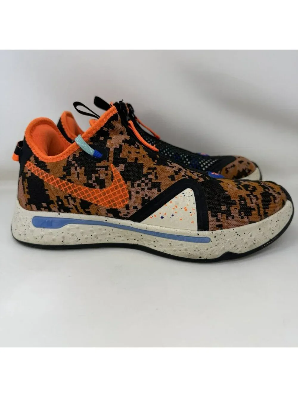 Nike PG 4 Paul George Digi Camo Basketball Shoes Men's Size 9